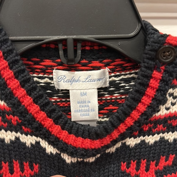 NWT  Ralph Lauren Reindeer Holiday Sweater - Picture 5 of 7